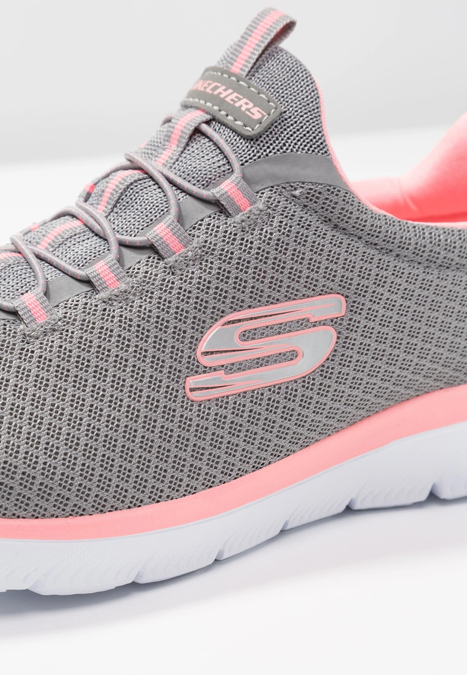 Summits Wide Fit - Trainers - Grey/Pink - Image 3