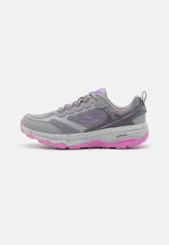 Go Run Trail Altitude Lace Up - Trail Running Shoes - Gray/Pink