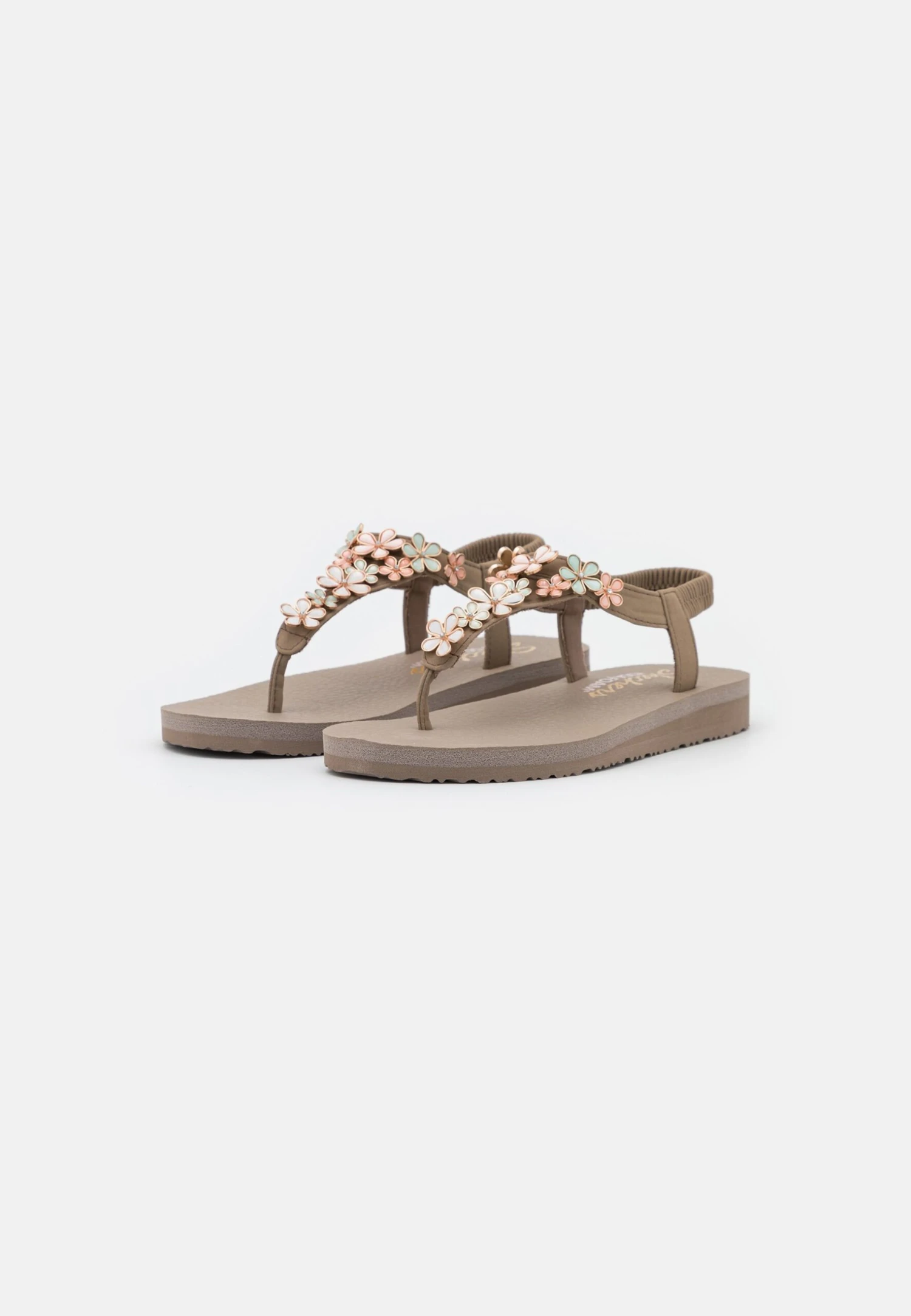 Skechers Meditation - T-Bar Sandals - Taupe - Image 3