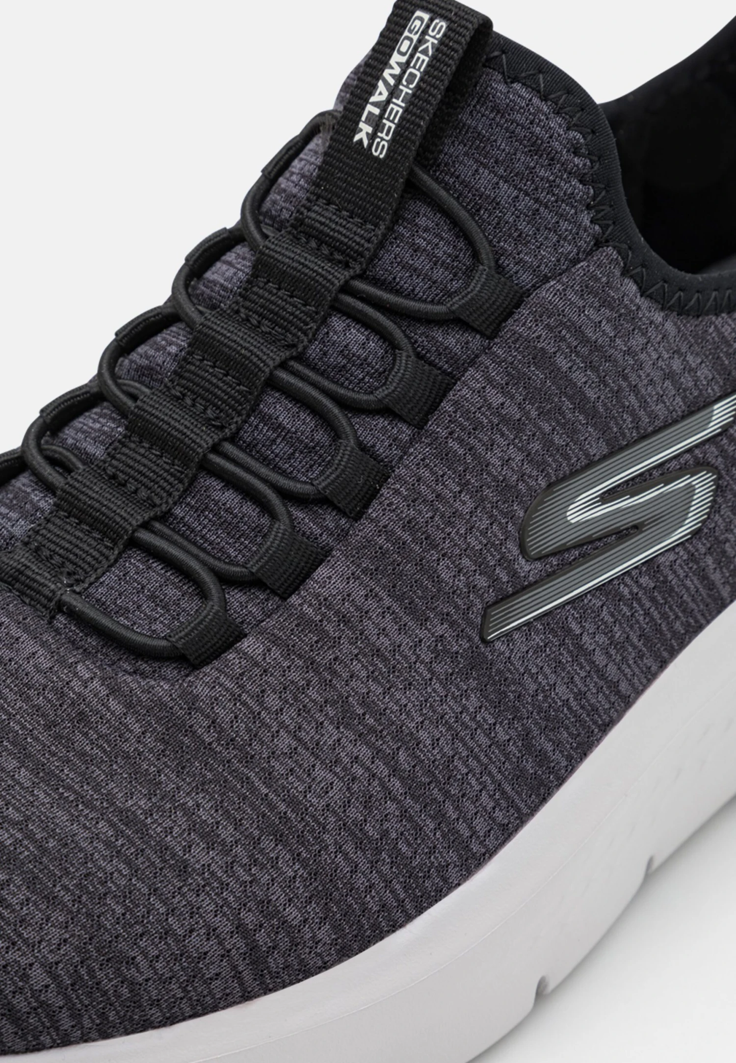 Go Walk Flex - Walking Trainers - Black/White - Image 6