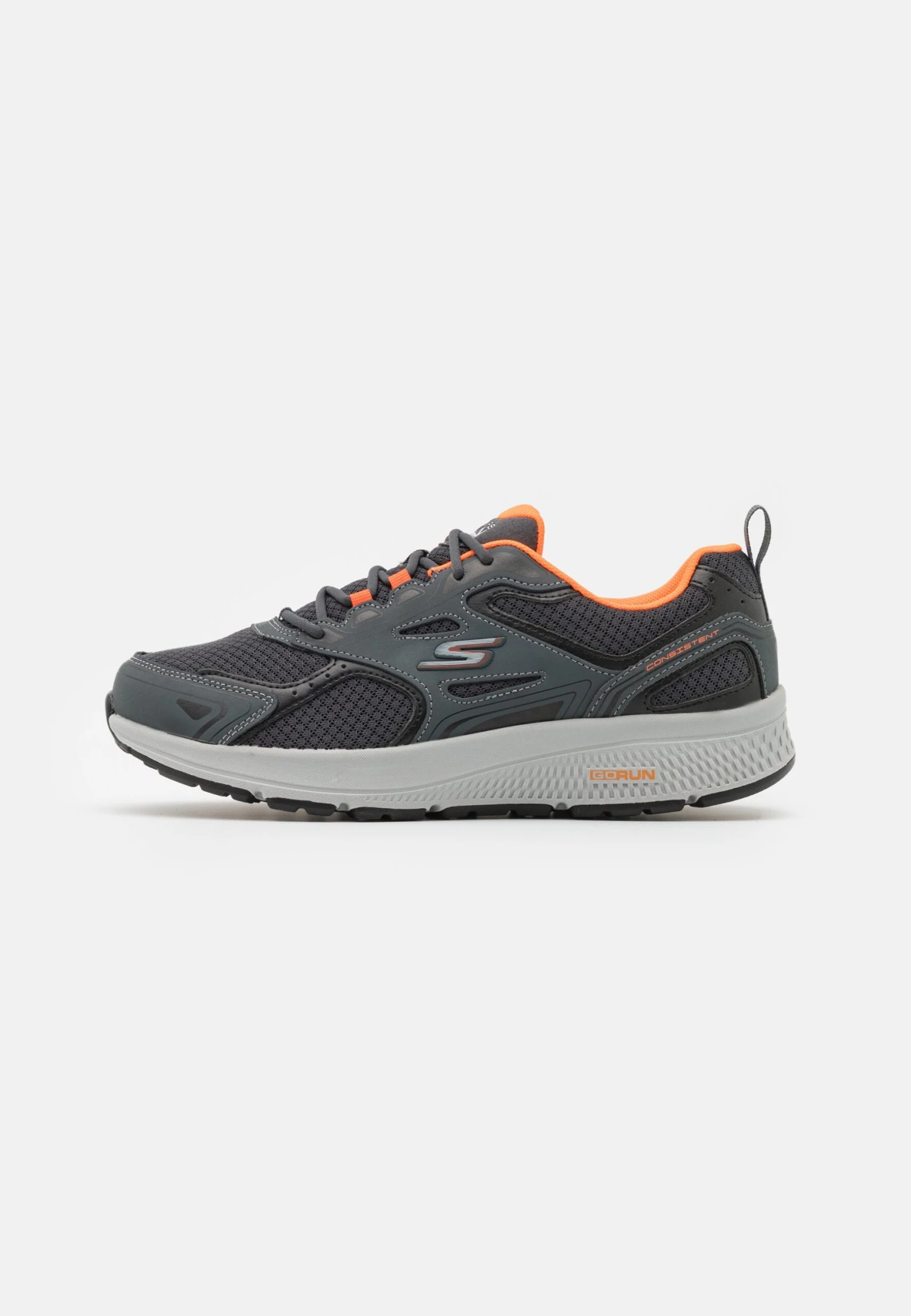 Go Run Consistent - Neutral Running Shoes - Gray/Orange