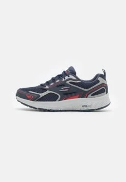 Go Run Consistent - Neutral Running Shoes - Navy/Red