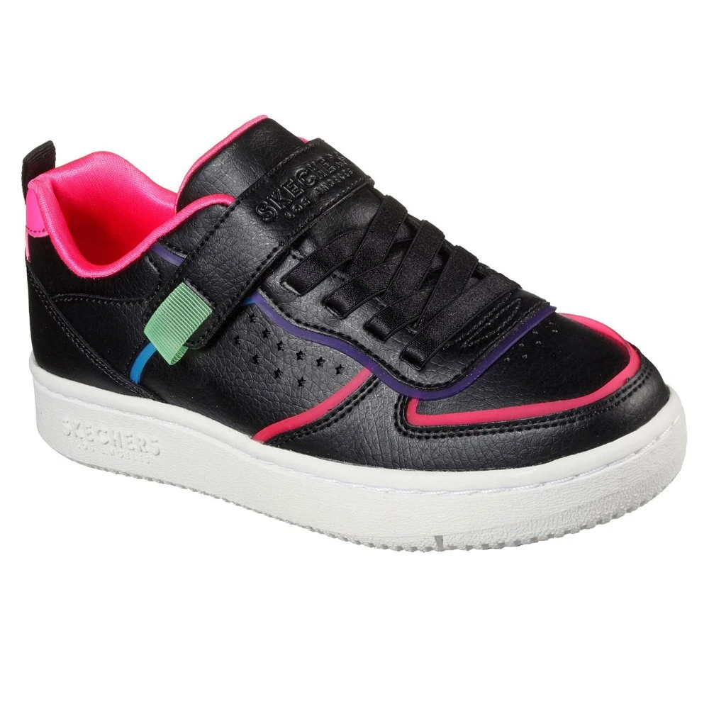 Skechers Court Squad Color Remix Girls Trainers