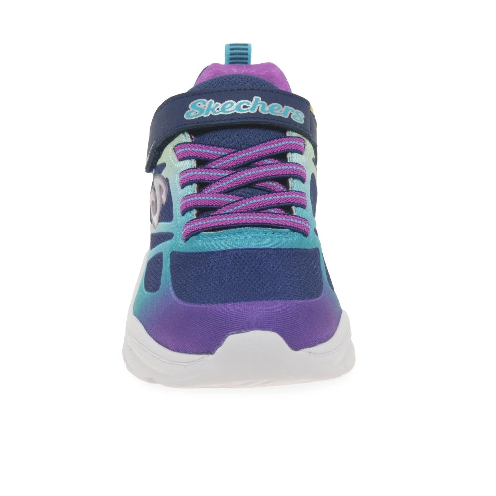 Skechers Power Jams Girls Sports Trainers - Image 5