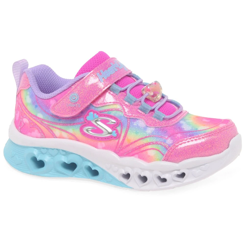 Skechers Lights Groovy Swirl Girls Trainers