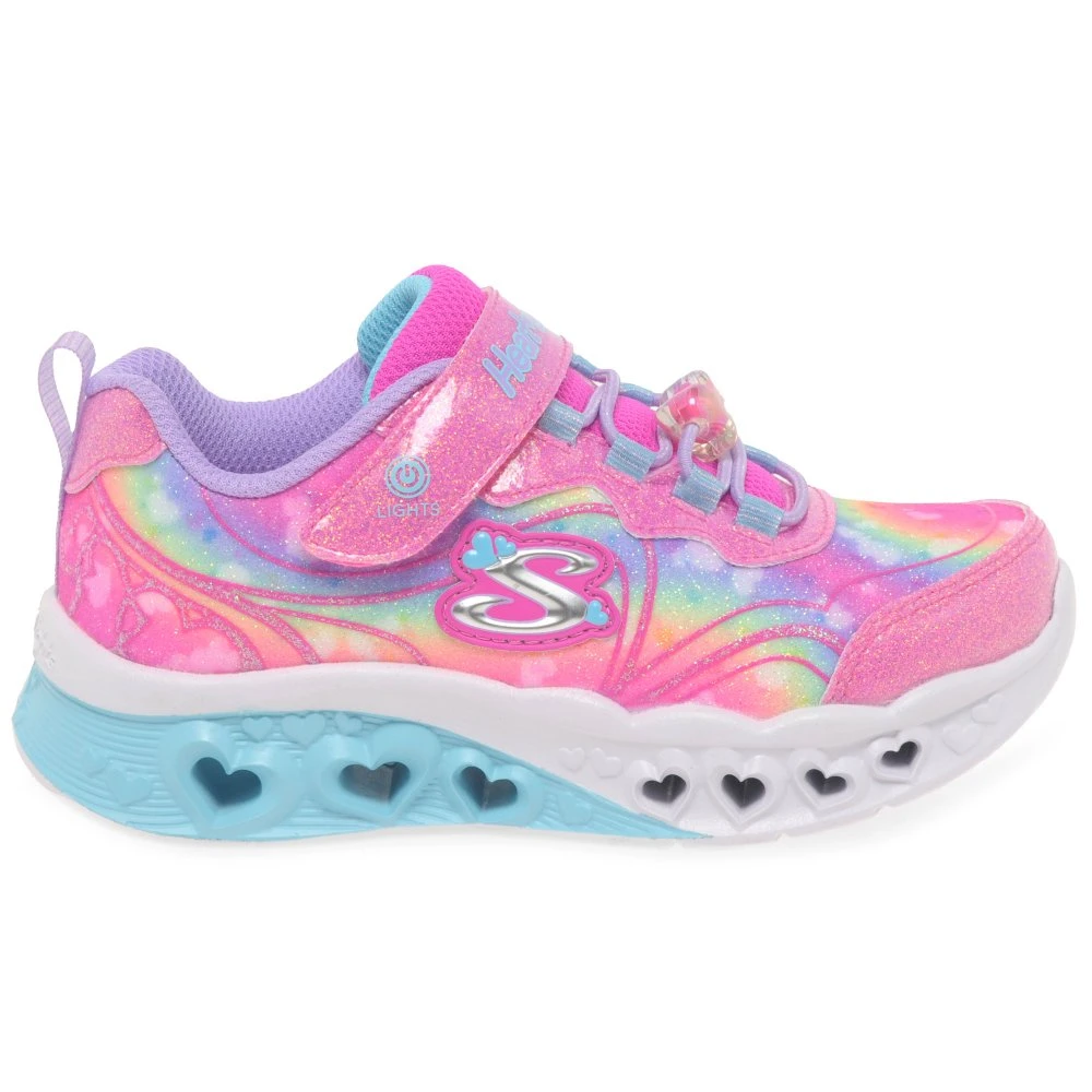 Skechers Lights Groovy Swirl Girls Trainers - Image 2