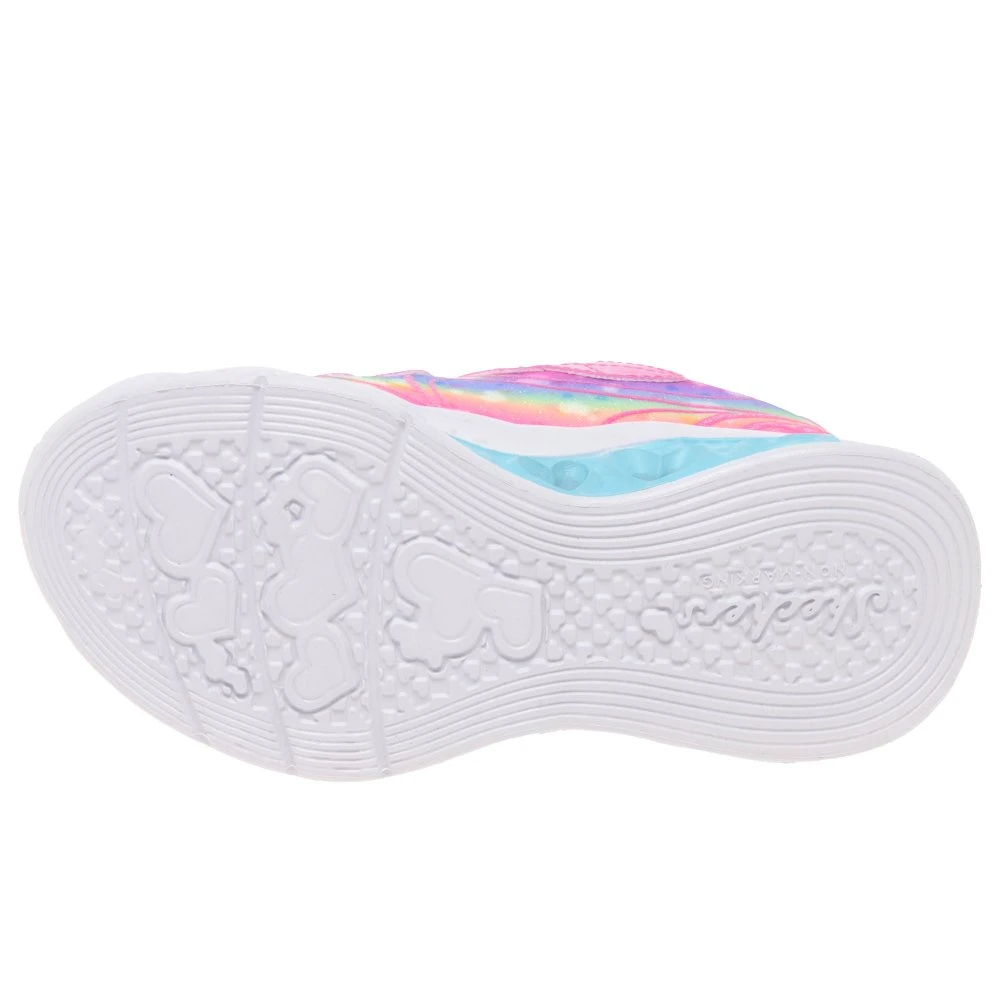 Skechers Lights Groovy Swirl Girls Trainers - Image 6
