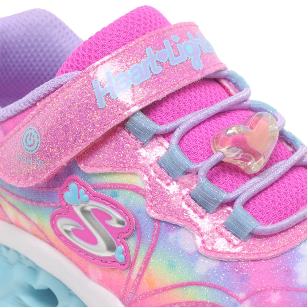 Skechers Lights Groovy Swirl Girls Trainers - Image 7