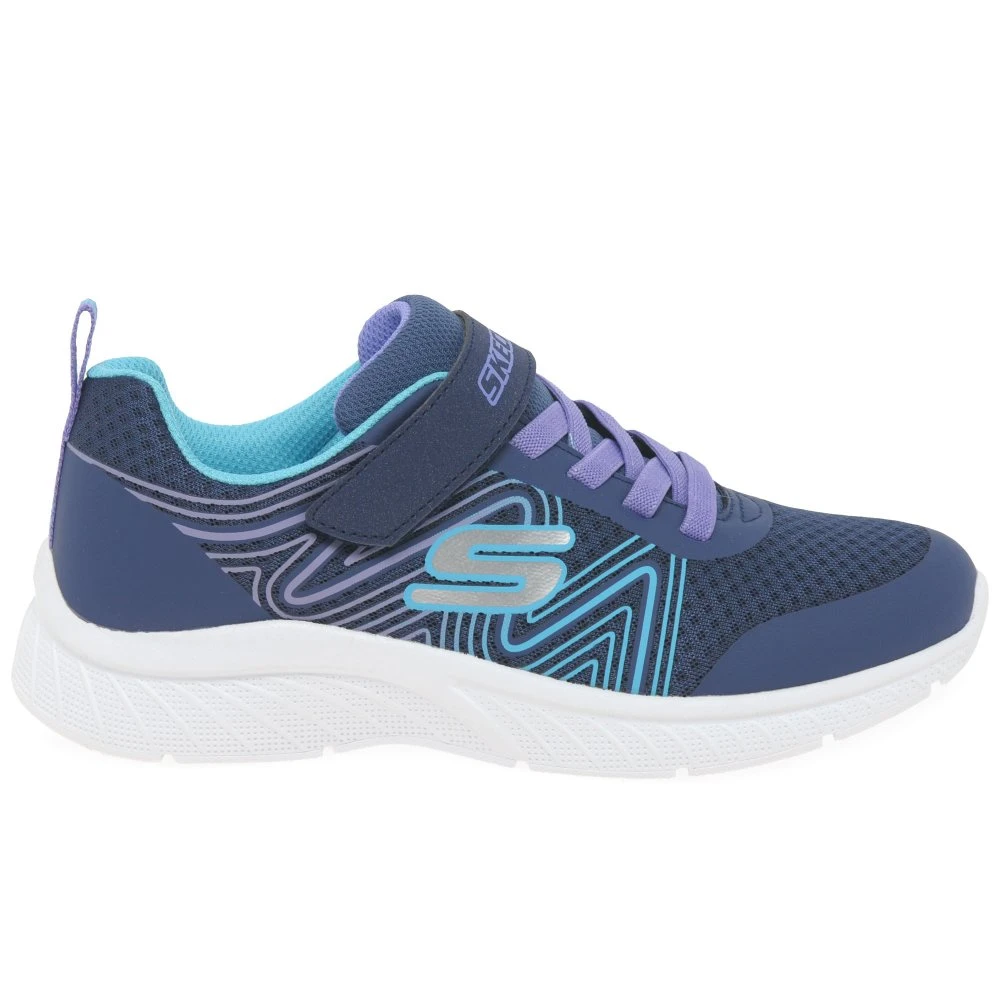Skechers Microspec Sweet Swirl Girls Trainers - Image 2