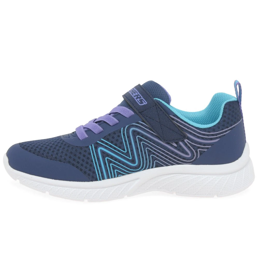 Skechers Microspec Sweet Swirl Girls Trainers - Image 4