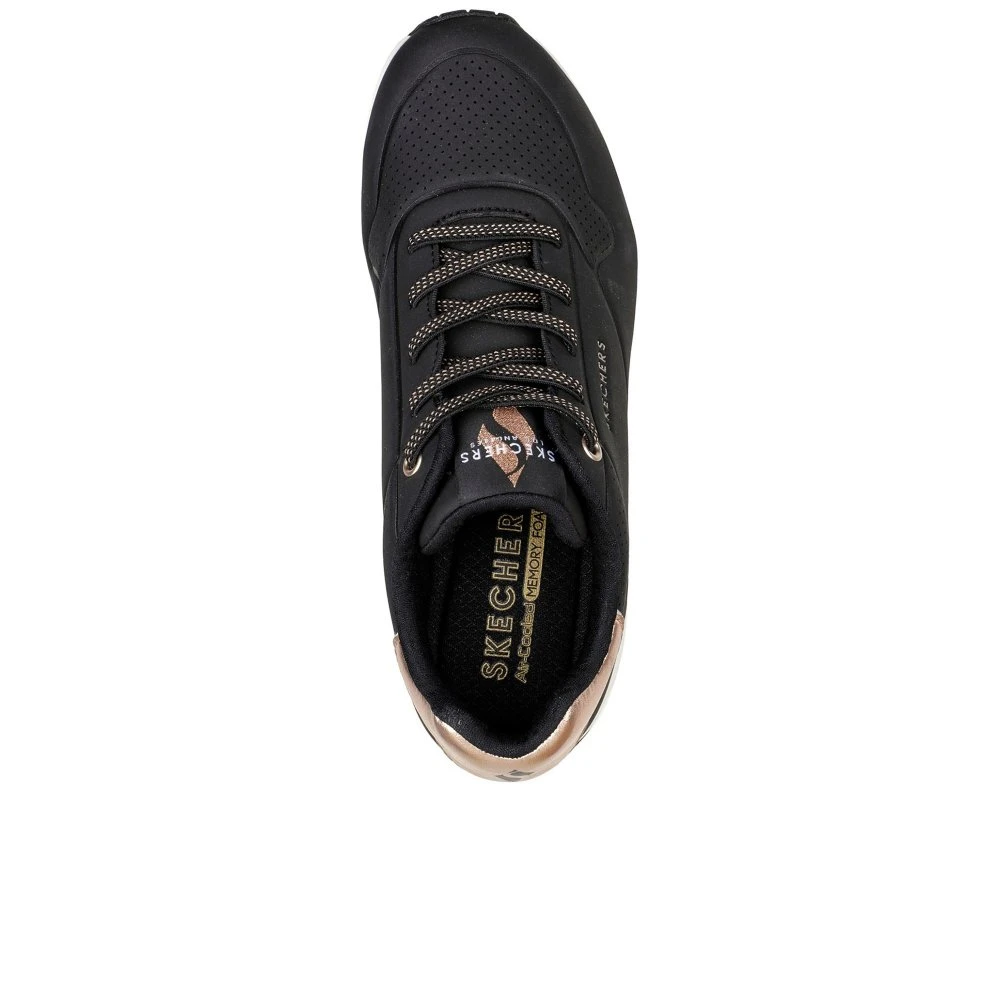 Skechers Uno Shimmer Away Womens Trainers - Image 3