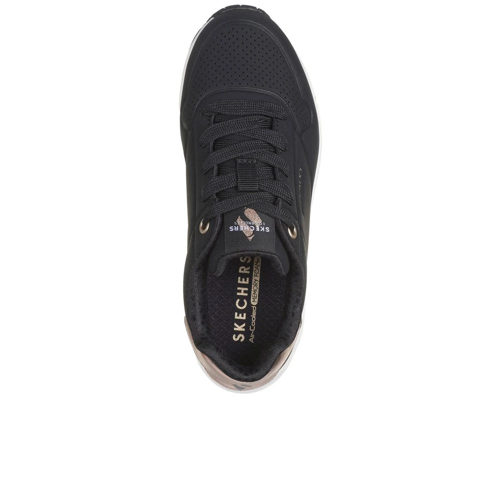 Skechers Uno Gen1 Shimmer Away Girls Trainers - Image 3