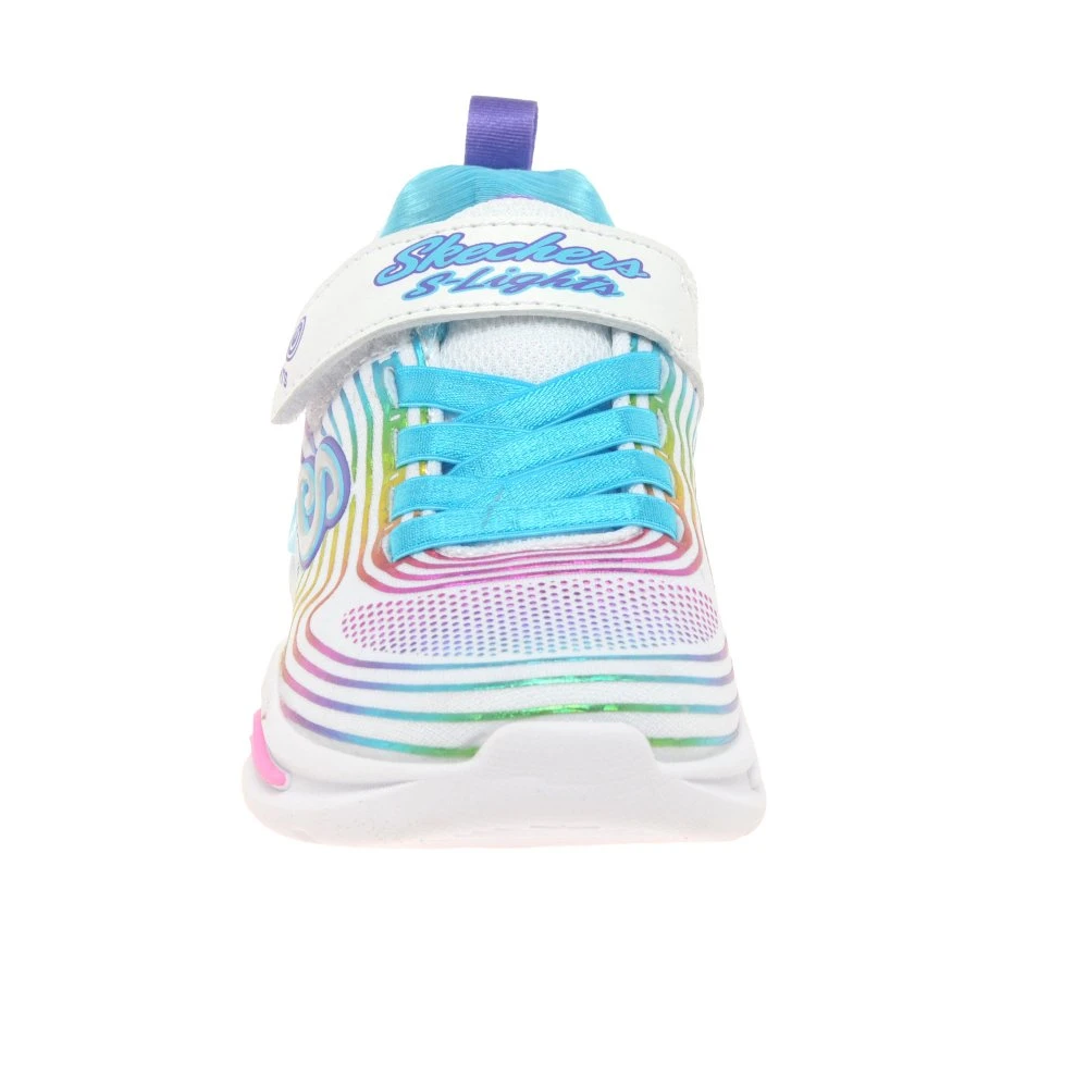 Skechers Wavy Beams Lights Girls Sports Trainers - Image 5