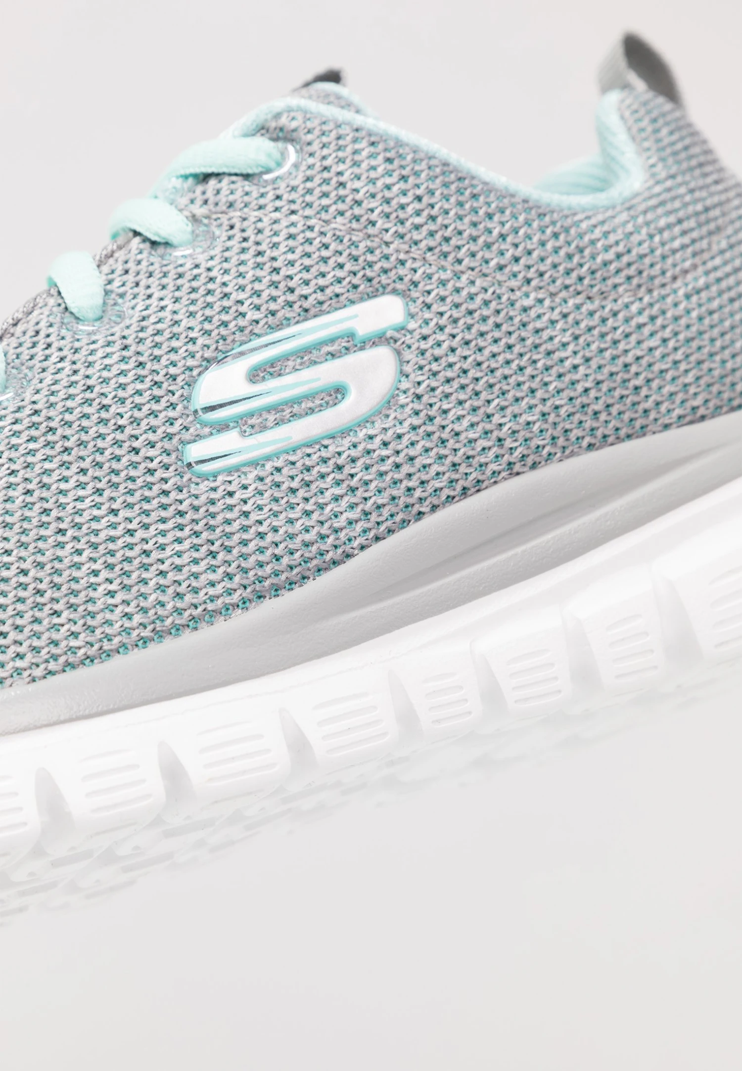 Skechers Graceful - Trainers - Gray/Mint - Image 3