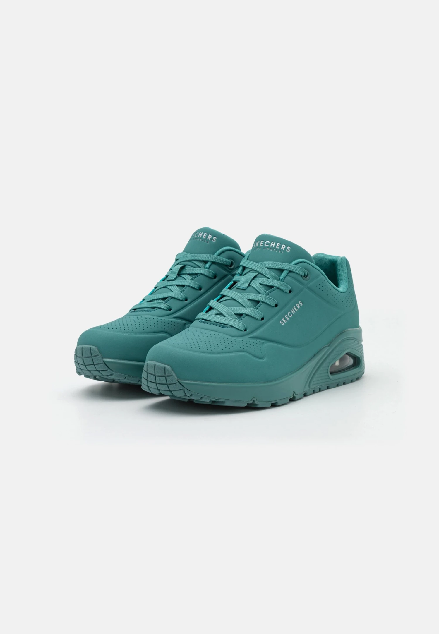 Uno - Trainers - Teal Durabuck - Image 3