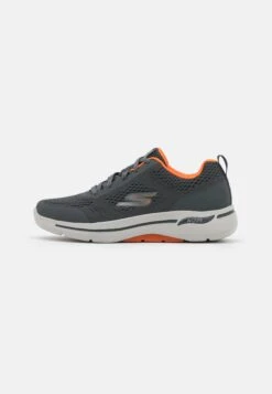 Go Walk Arch Fit - Walking Trainers - Charcoal/Orange
