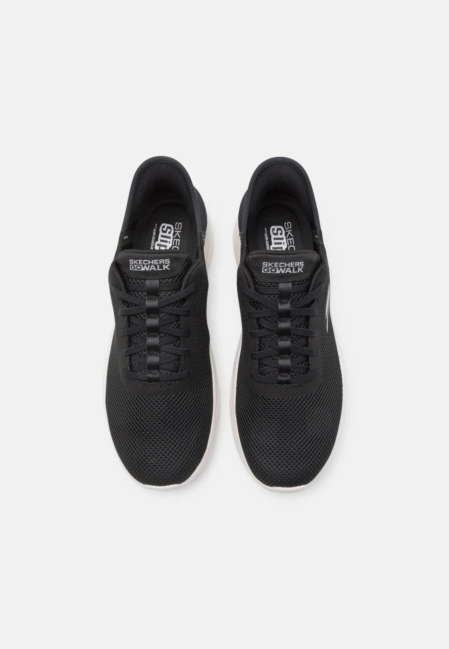 Go Walk Flex Slip In - Walking Trainers - Black/White - Image 4