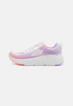 Max Cushioning Elite Lace Up - Neutral Running Shoes - White/Lavender