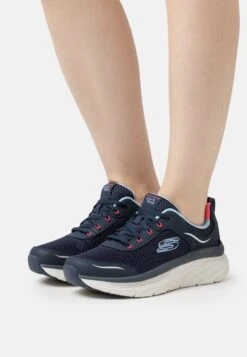 D'Lux Walker - Trainers - Navy/Coral/Light Blue Trim