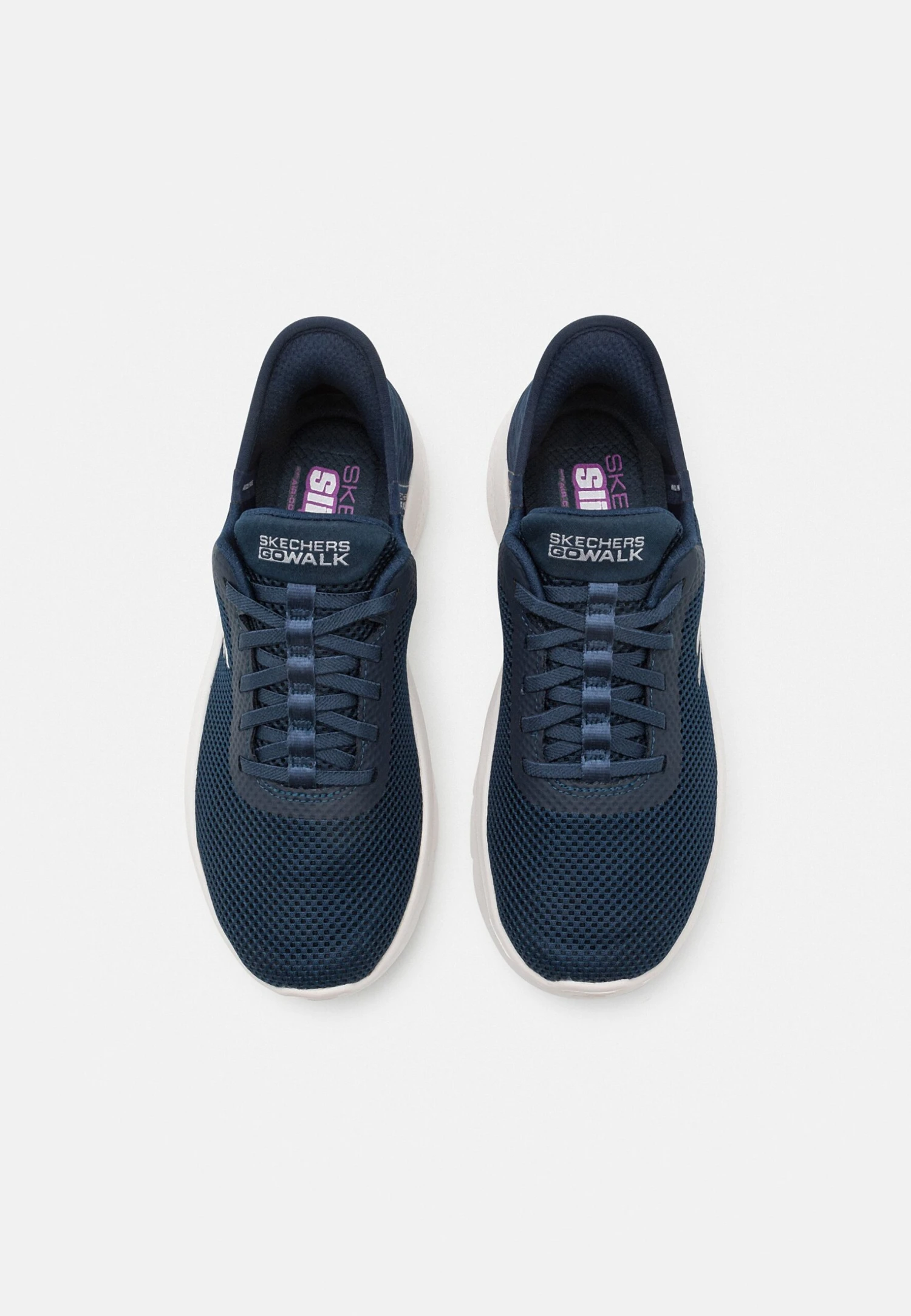 Go Walk Flex Slip In - Walking Trainers - Navy/White - Image 4