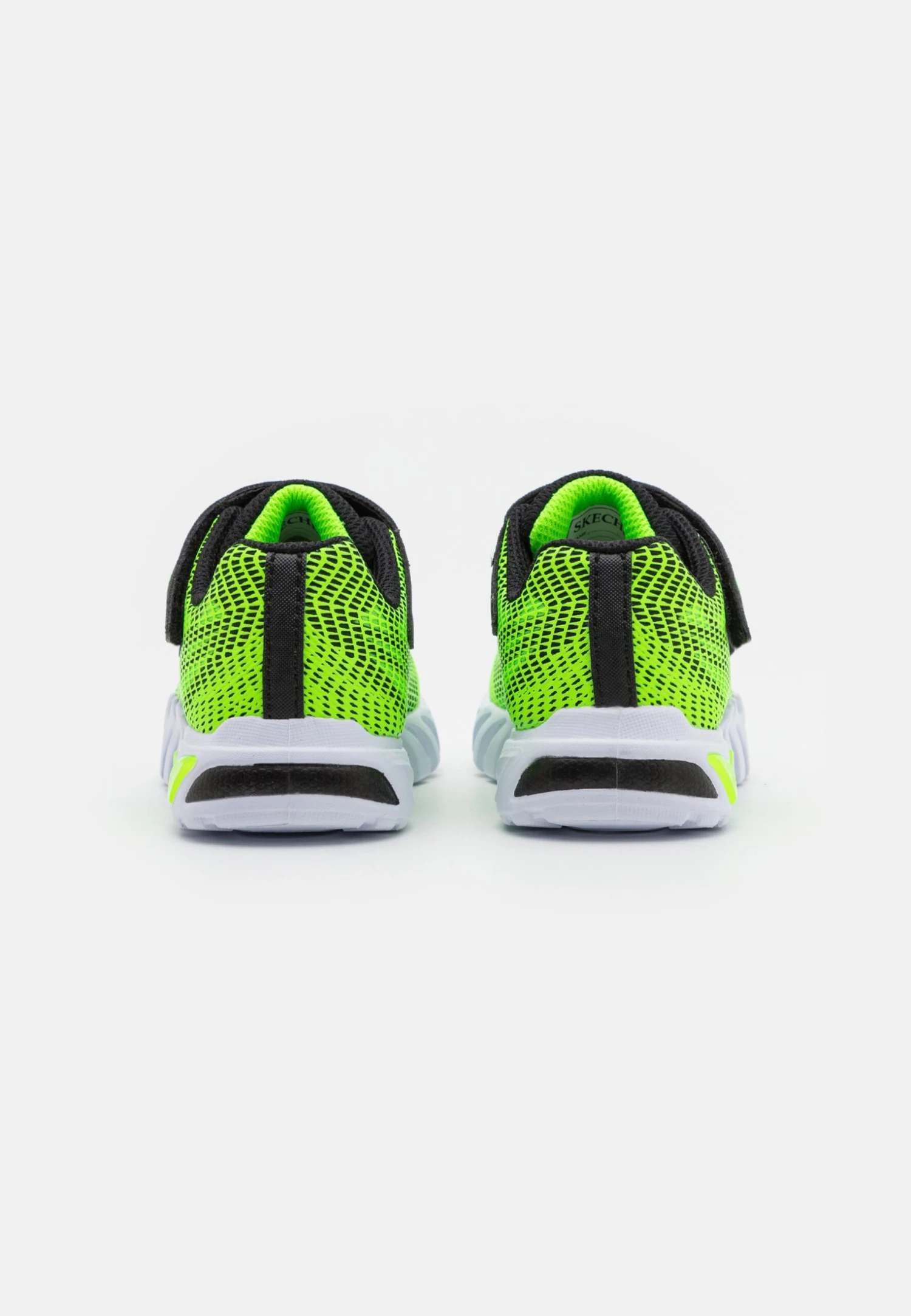 Skechers Flex Glow Elite - Trainers - Lime Synthetic/Black Trim - Image 3