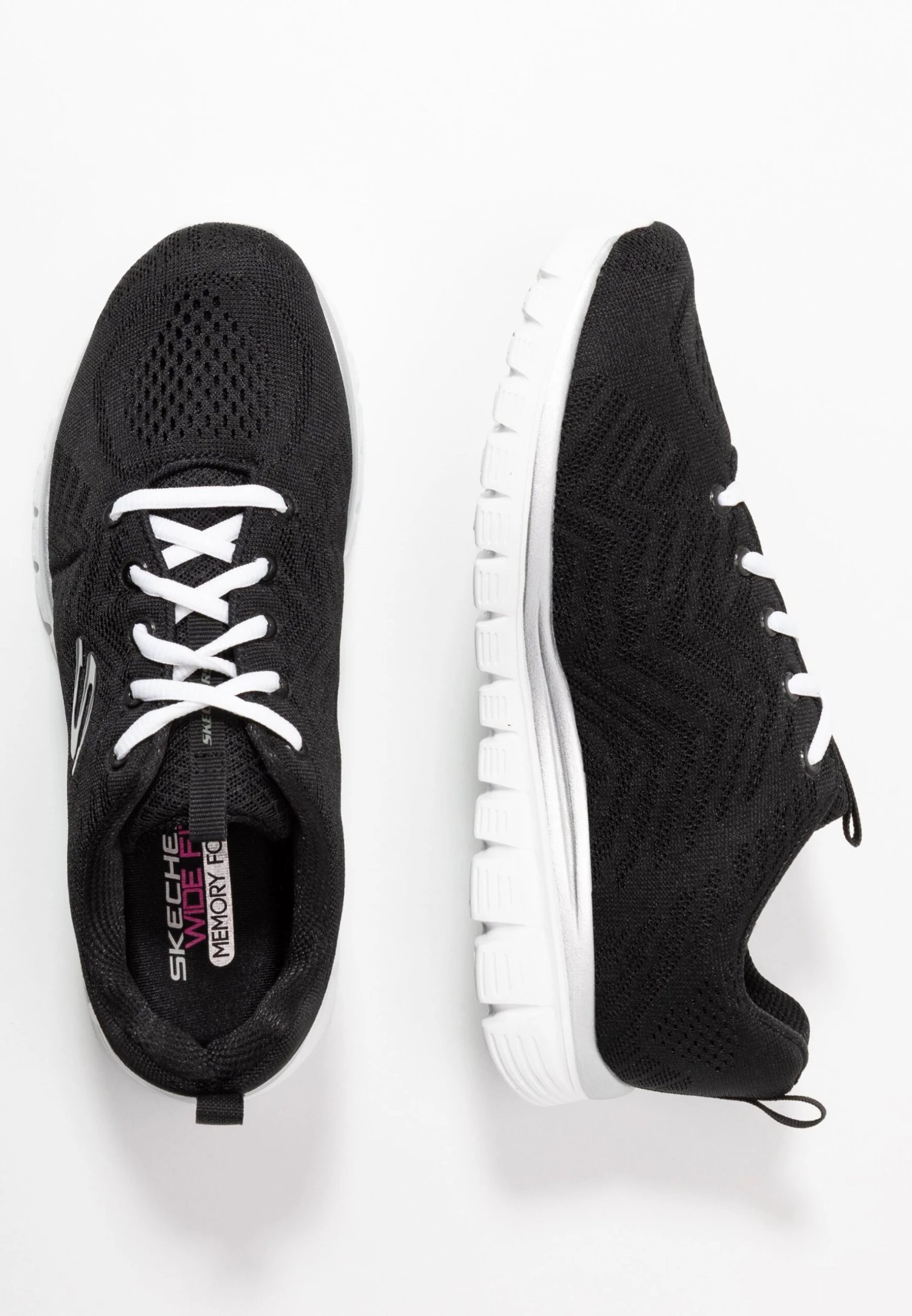 Graceful- Trainers - Black/White - Image 4