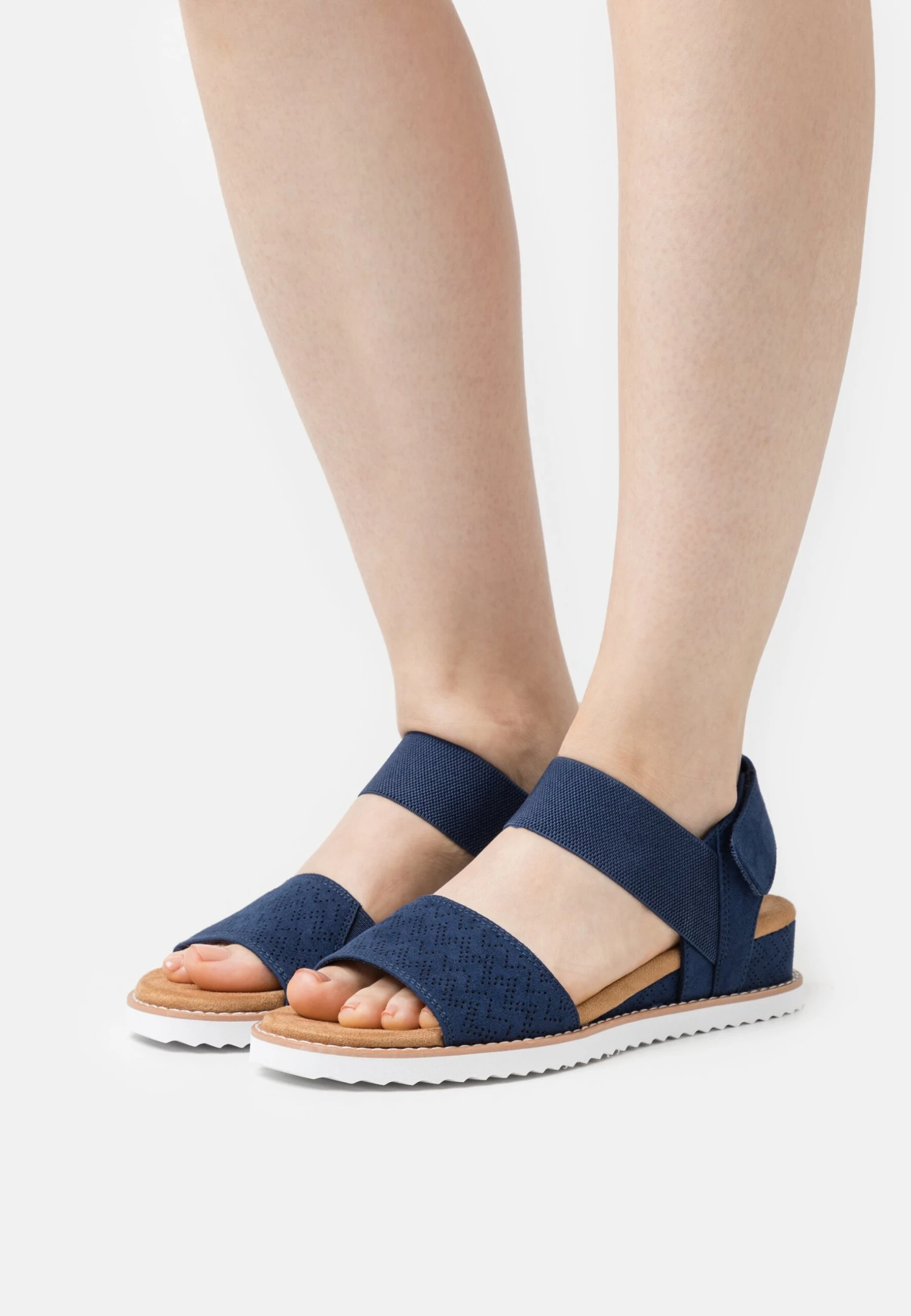 Skechers Desert Kiss - Wedge Sandals - Navy