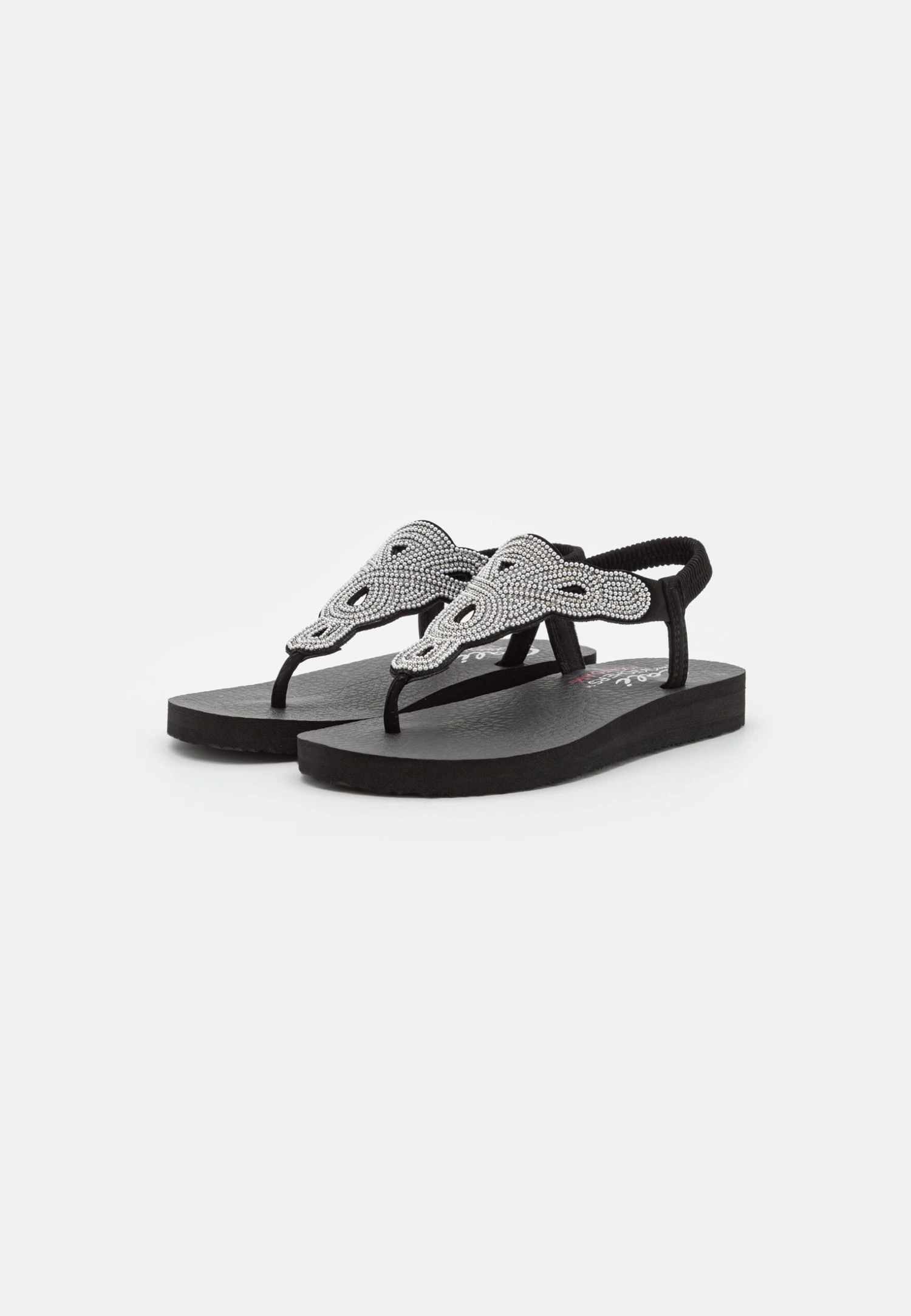 Skechers Meditation - T-Bar Sandals - Black - Image 3