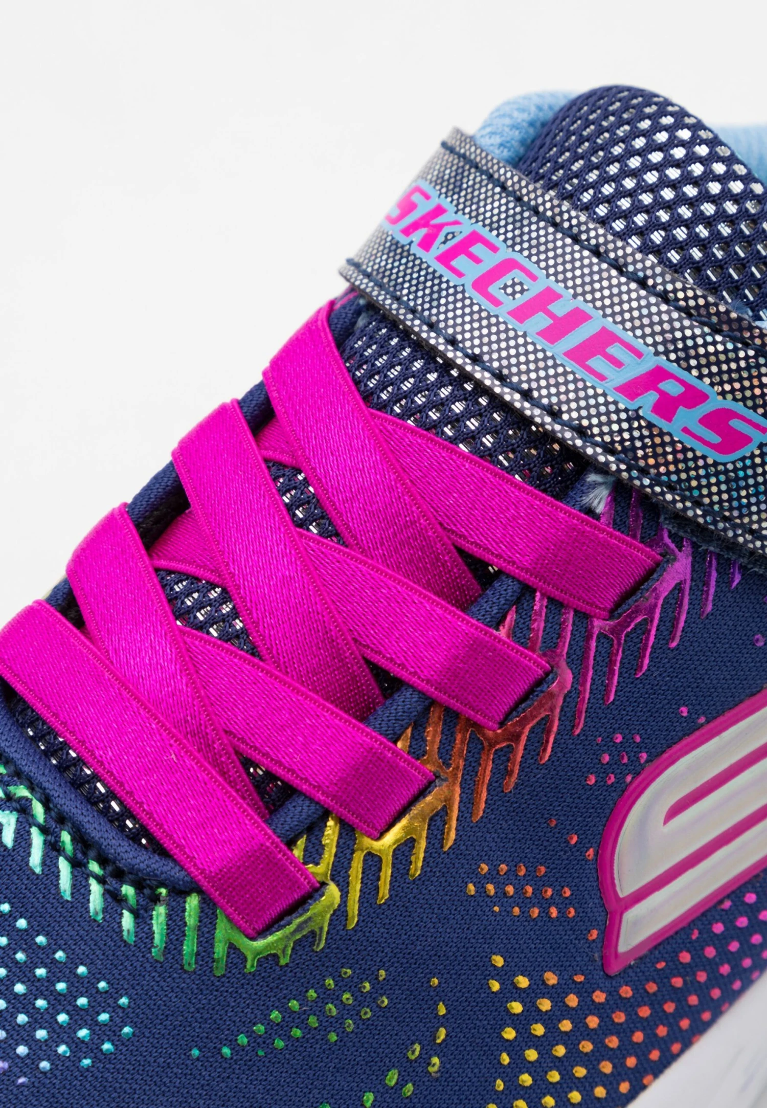 Go Run 600 Shimmer Speeder Unisex - Neutral Running Shoes - Navy/Multicolor - Image 6