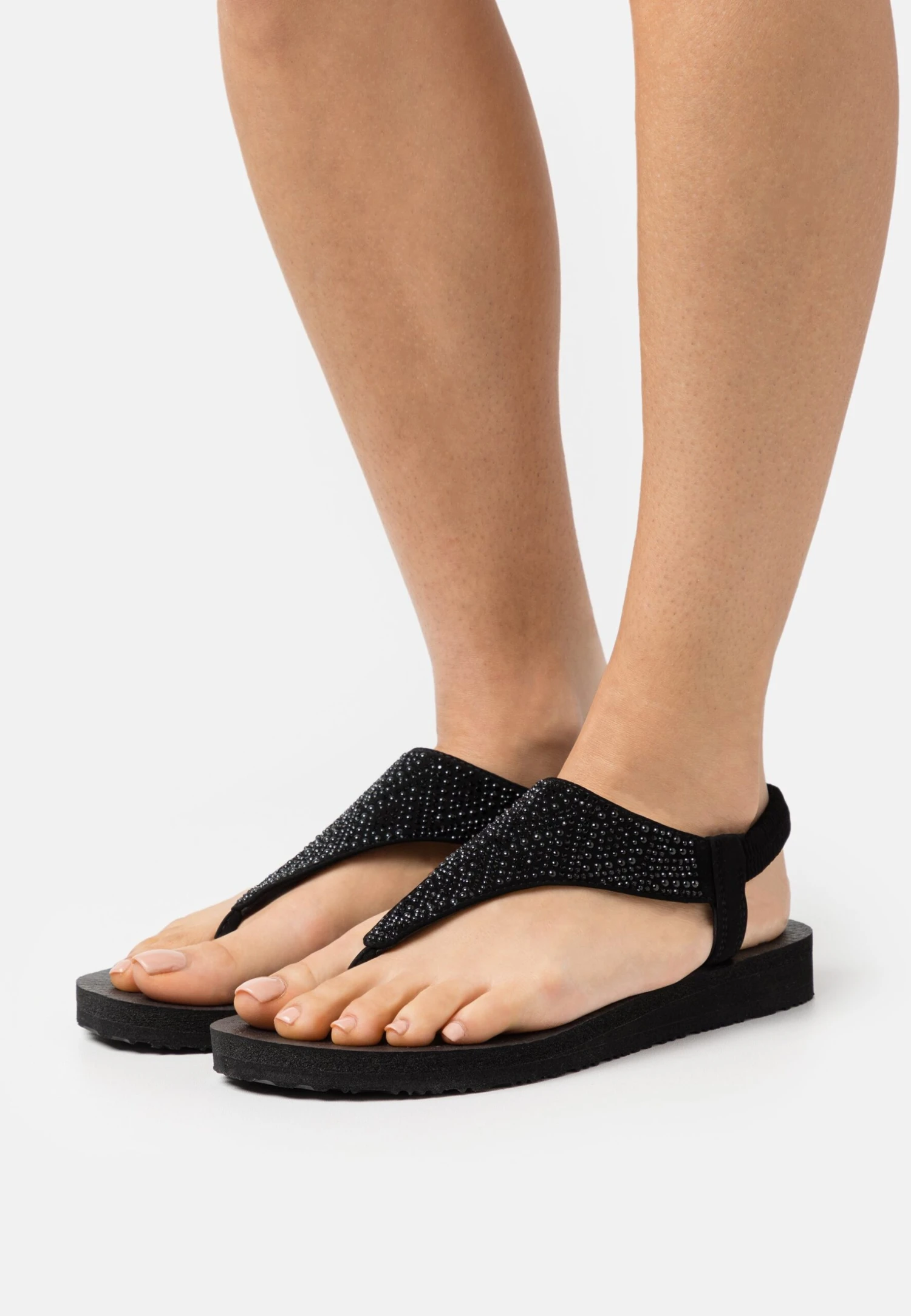 Skechers Meditation - T-Bar Sandals - Black