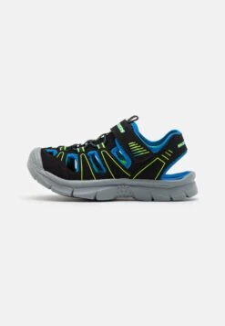 Skechers Lightweight River - Walking Sandals - Black/Blue/Lime