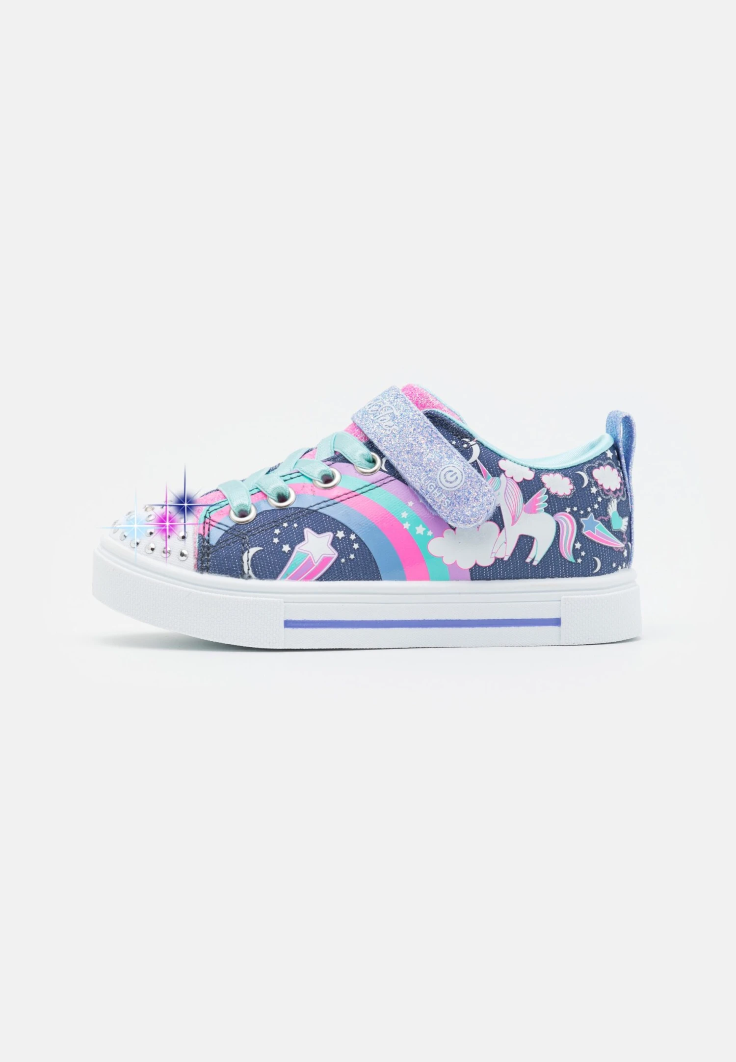 Skechers Twinkle Sparks - Trainers - Navy/Multicolor