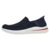 Skechers Delson 3.0 - Slip-Ons - Navy Knit