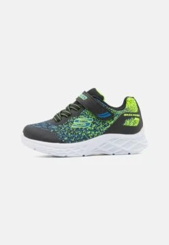 Skechers Microspec Ii - Trainers - Black/Blue/Lime