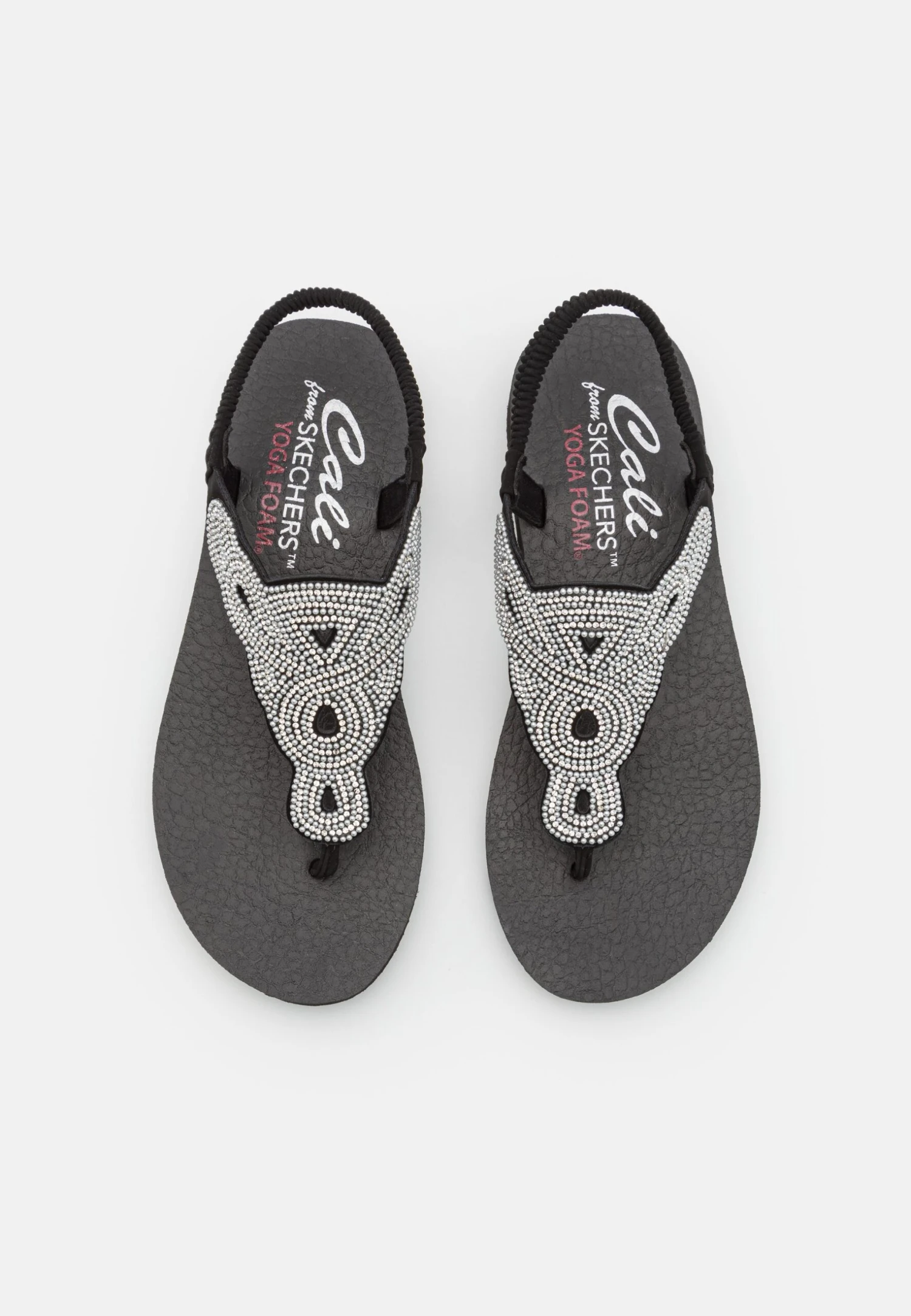 Skechers Meditation - T-Bar Sandals - Black - Image 6