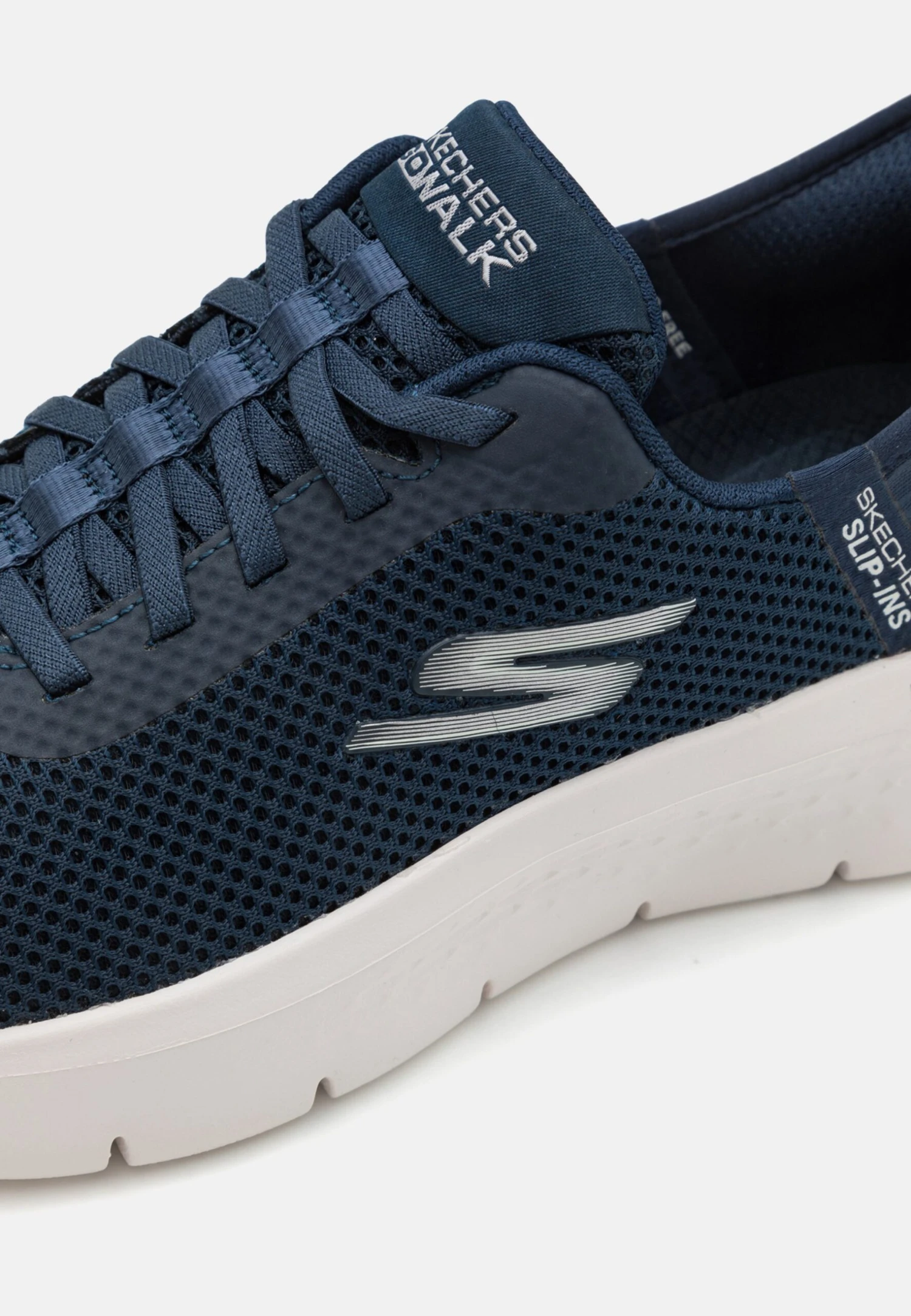 Go Walk Flex Slip In - Walking Trainers - Navy/White - Image 6