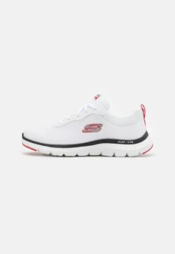Flex Advantage- Trainers - White/Black/Red Trim