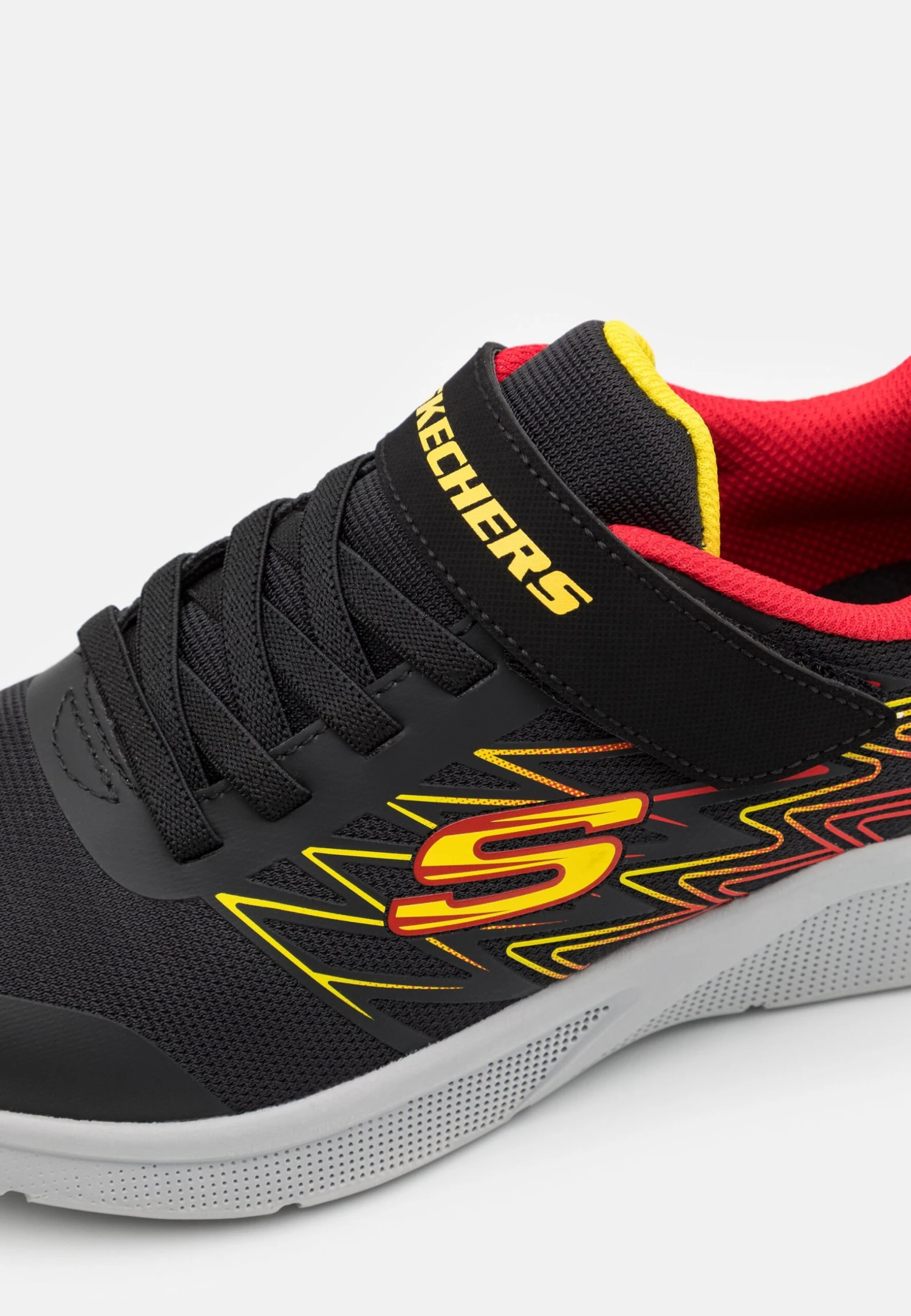 Skechers Microspec - Trainers - Black/Red/Yellow - Image 6