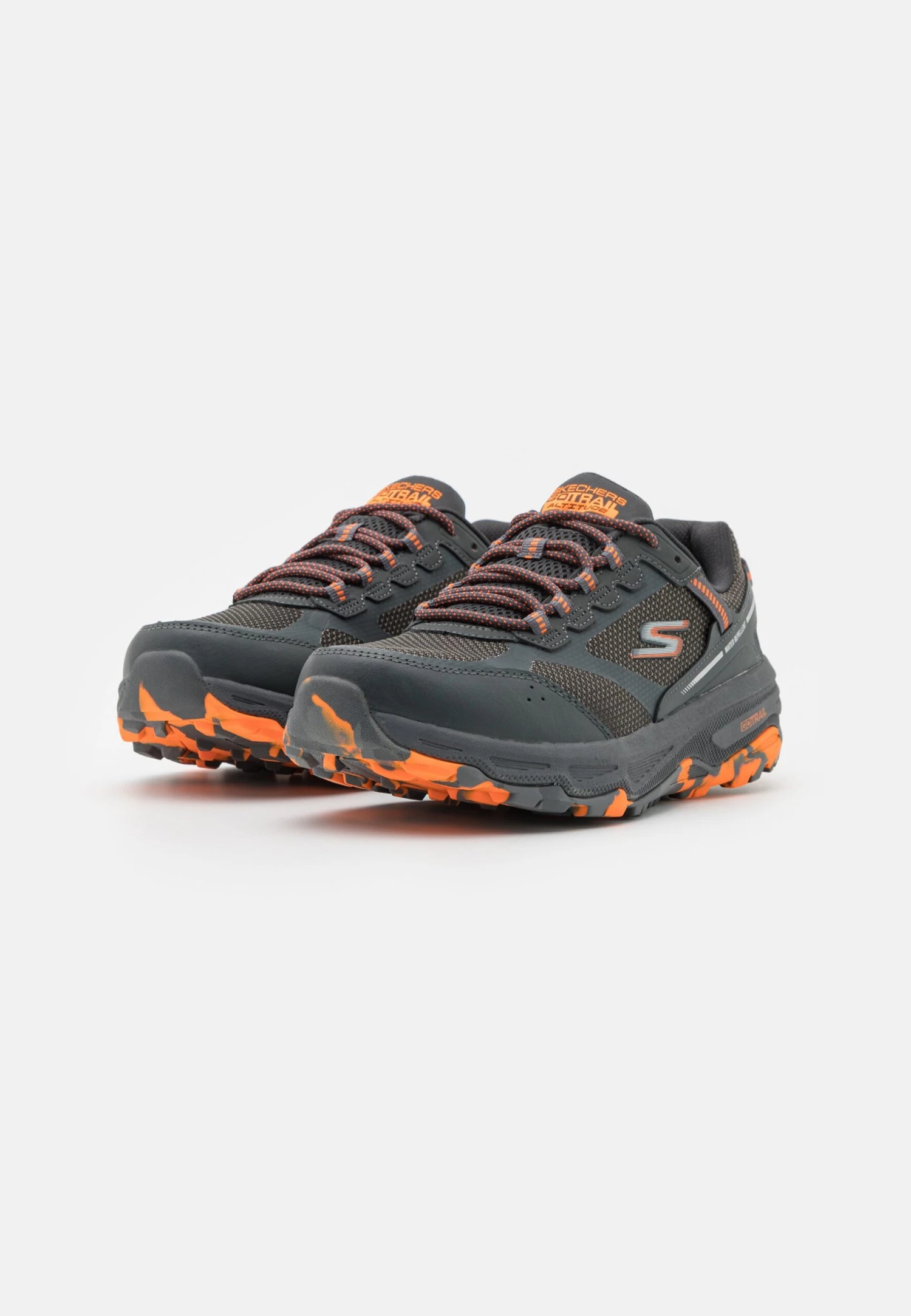 Go Run Trail Altitude - Trail Running Shoes - Grey/Orange - Image 2