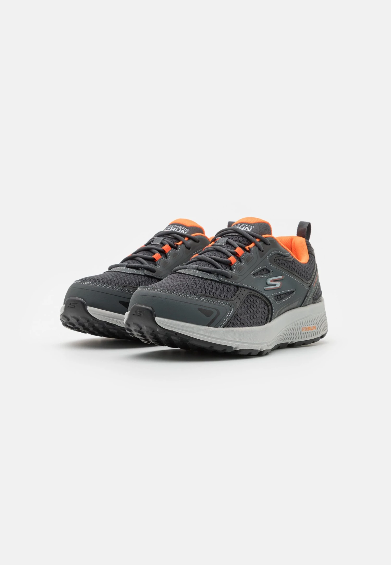 Go Run Consistent - Neutral Running Shoes - Gray/Orange - Image 2