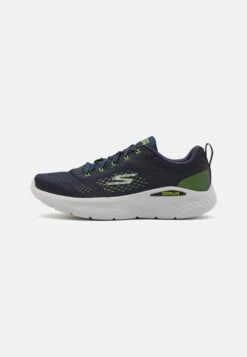 Go Run Lite - Walking Trainers - Navy/Lime