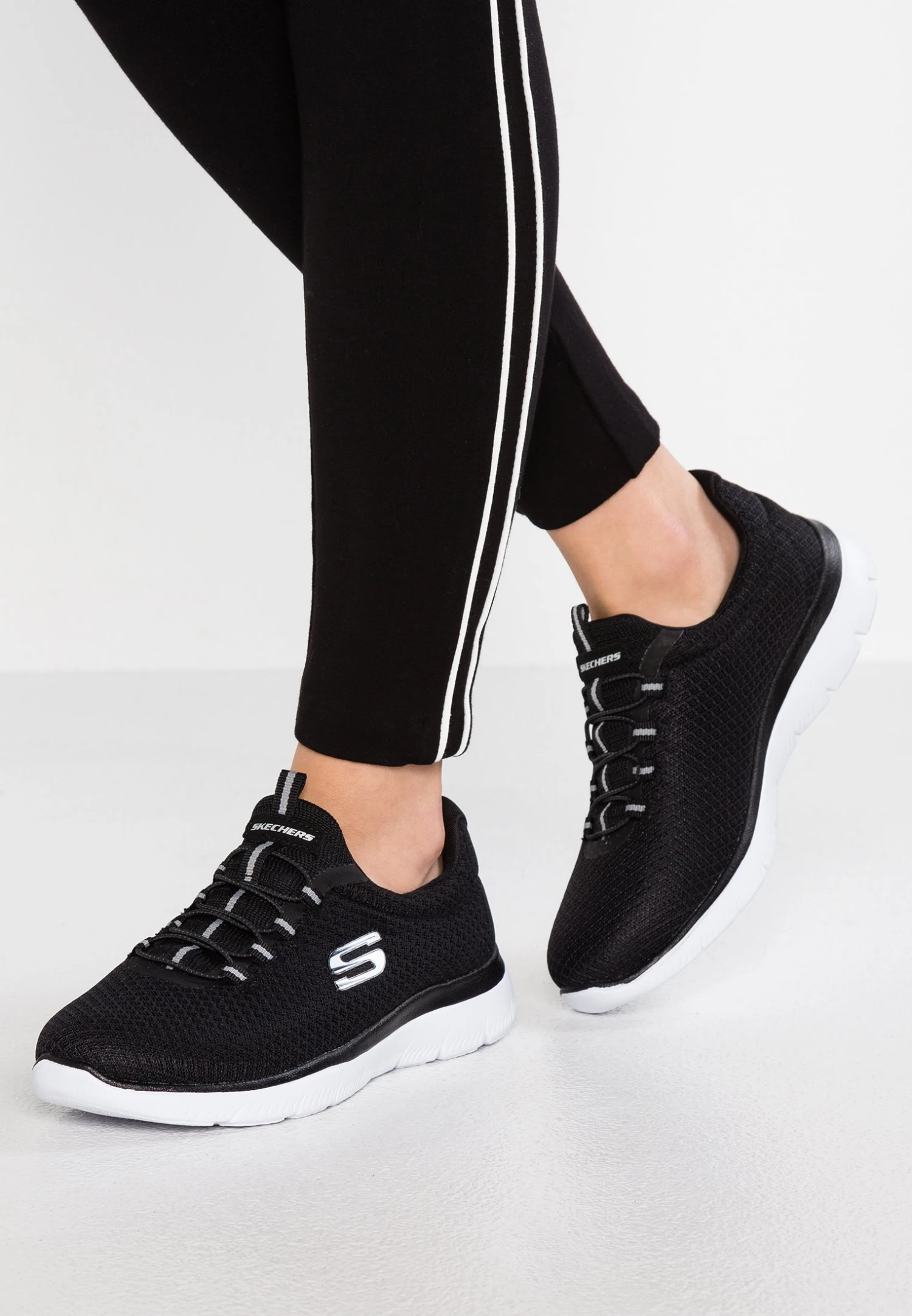 Summits Wide Fit - Trainers - Black/White