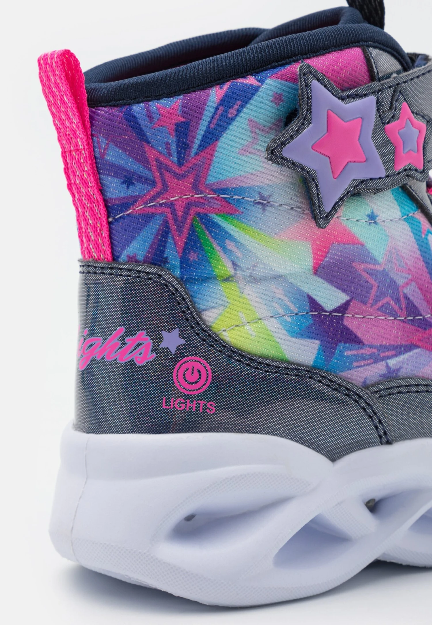 Skechers Twisty Brights - High-Top Trainers - Navy/Multicolor - Image 6