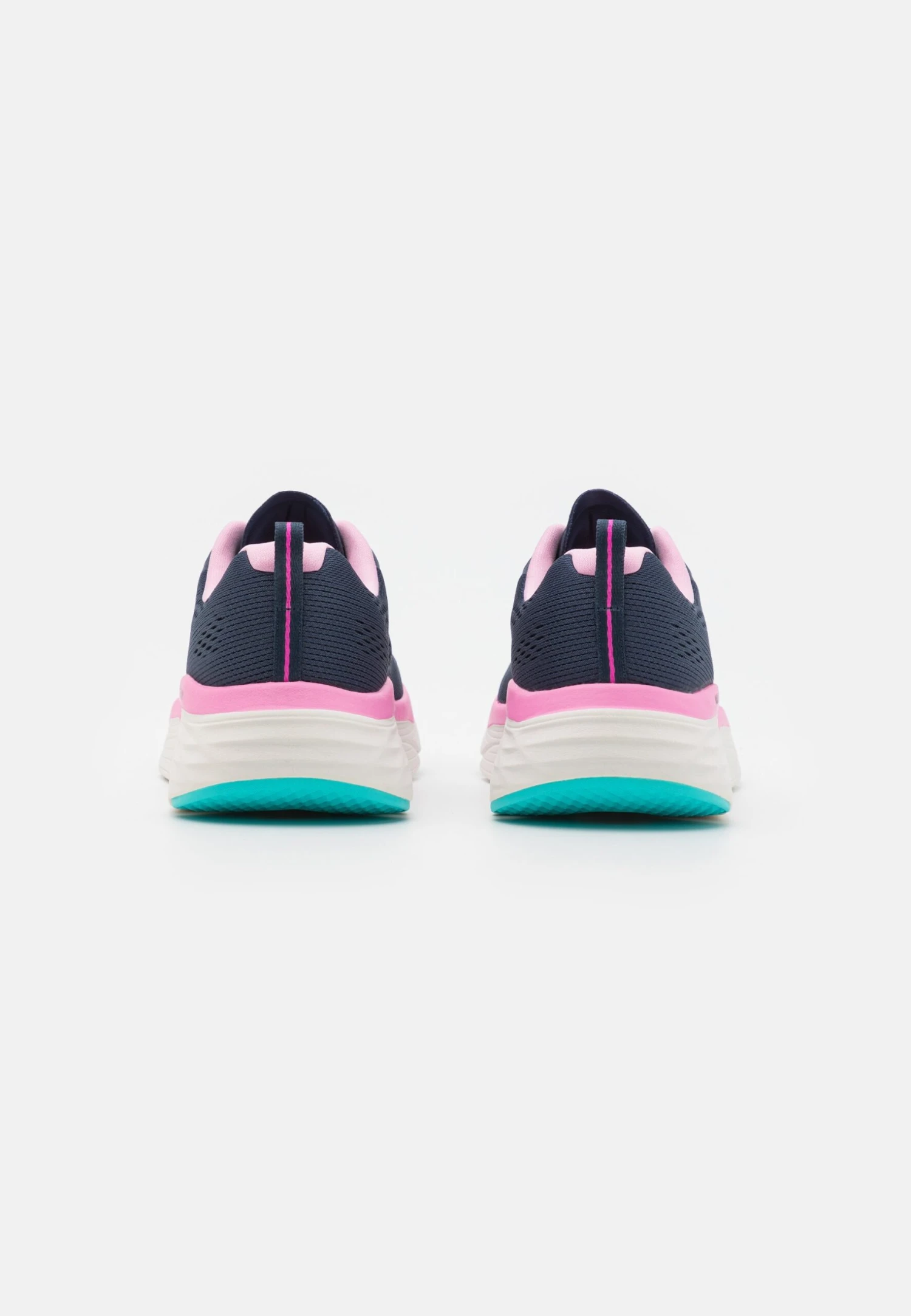 Max Cushioning Elite Lace Up - Neutral Running Shoes - Navy/Pink - Image 3