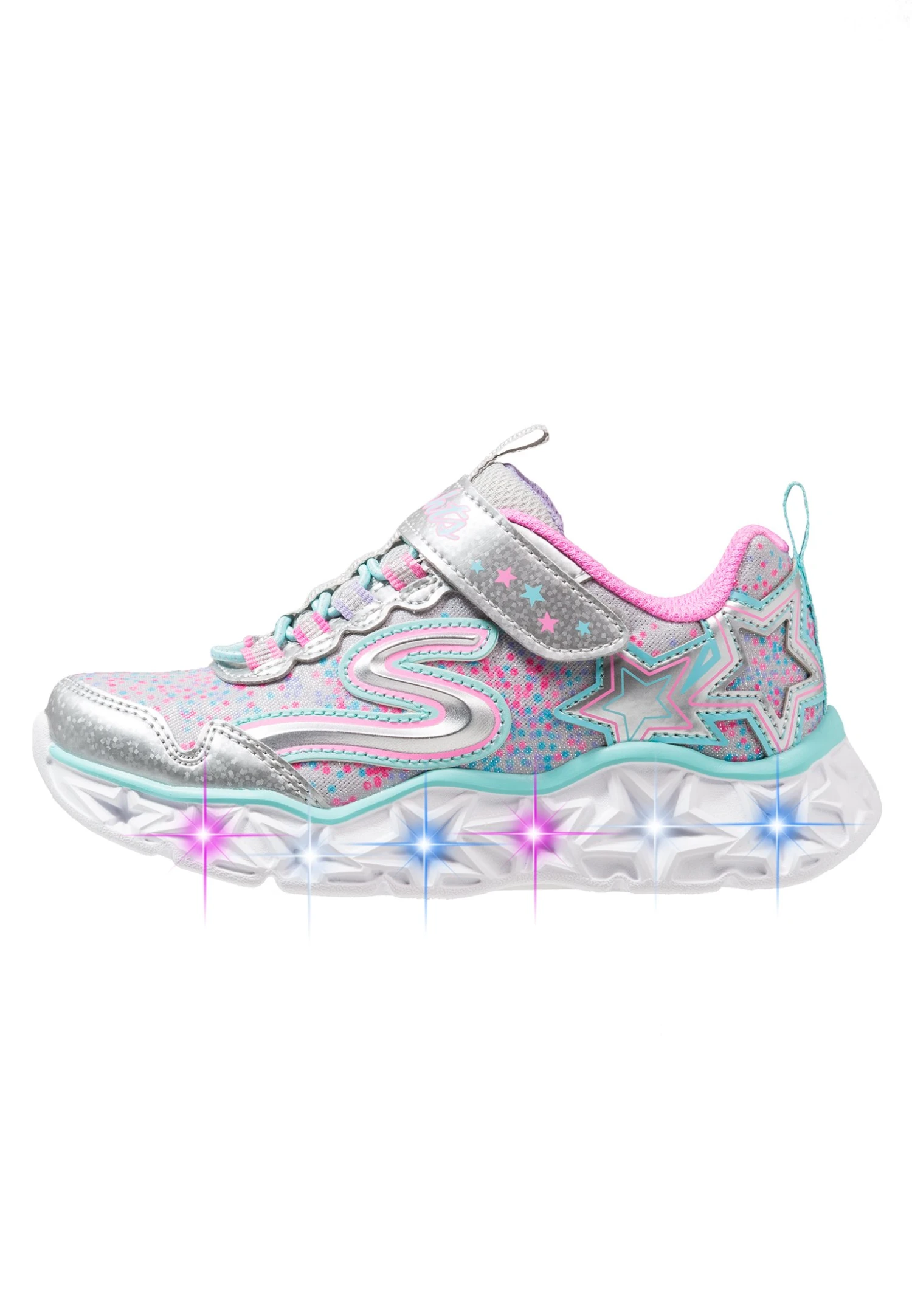 Skechers Galaxy Lights - Trainers - Silver/Multicolor