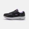 Go Run Consistent Lace Up - Neutral Running Shoes - Black/Lavender