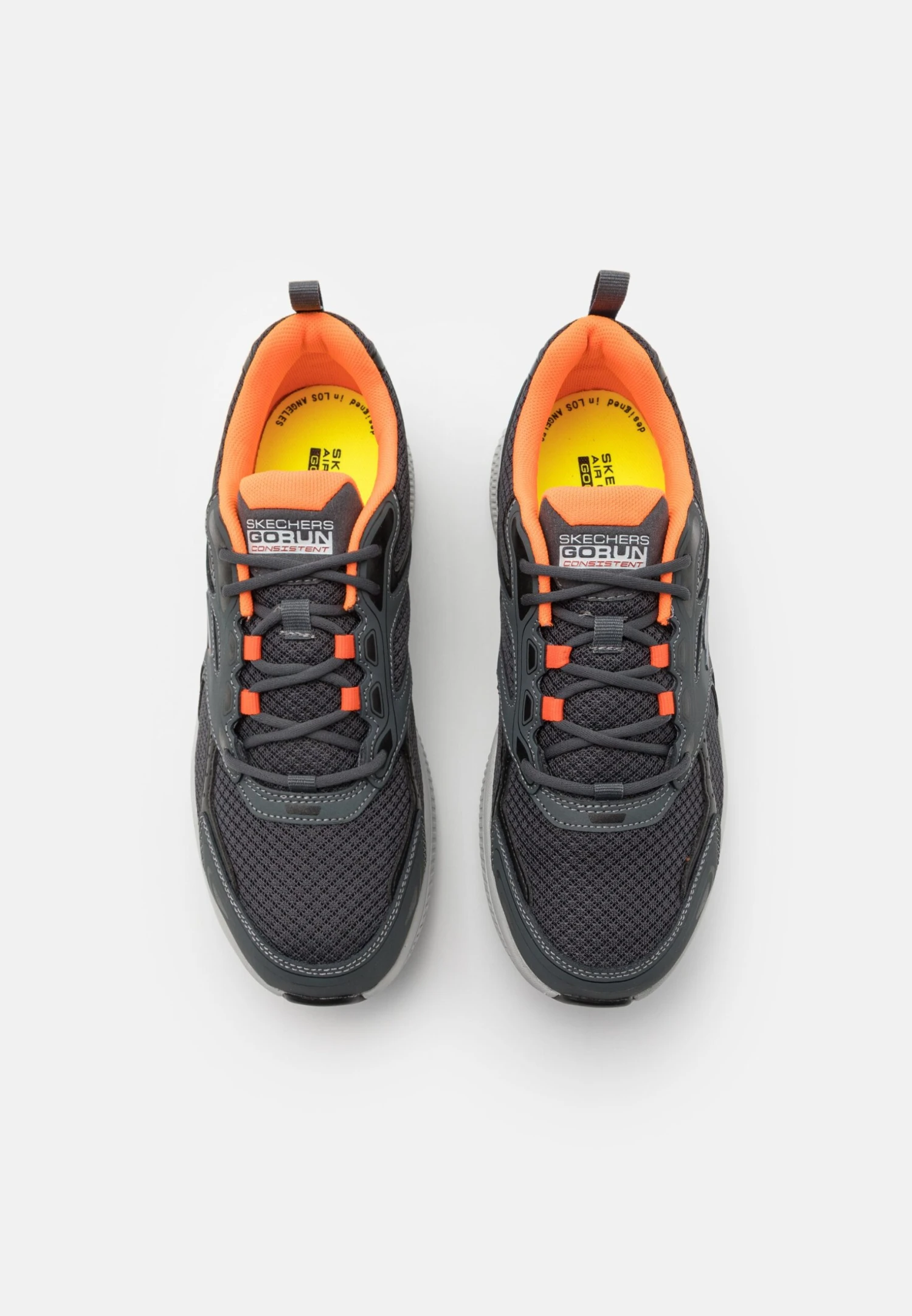Go Run Consistent - Neutral Running Shoes - Gray/Orange - Image 4