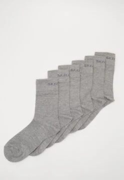 Skechers Basic6 Pack - Socks - Light Grey Melange