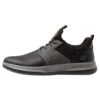 Skechers Delson Axton - Slip-Ons - Black/Gray