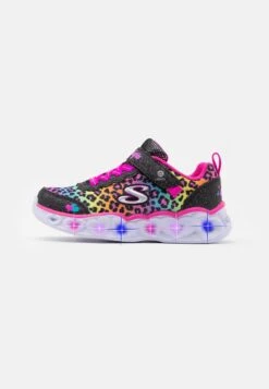 Skechers Heart Lights - Trainers - Black/Multicolor